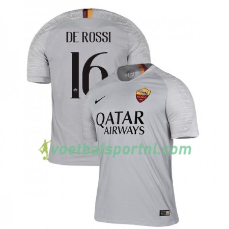 AS Roma De Rossi 16 Uit Shirt 2018-19